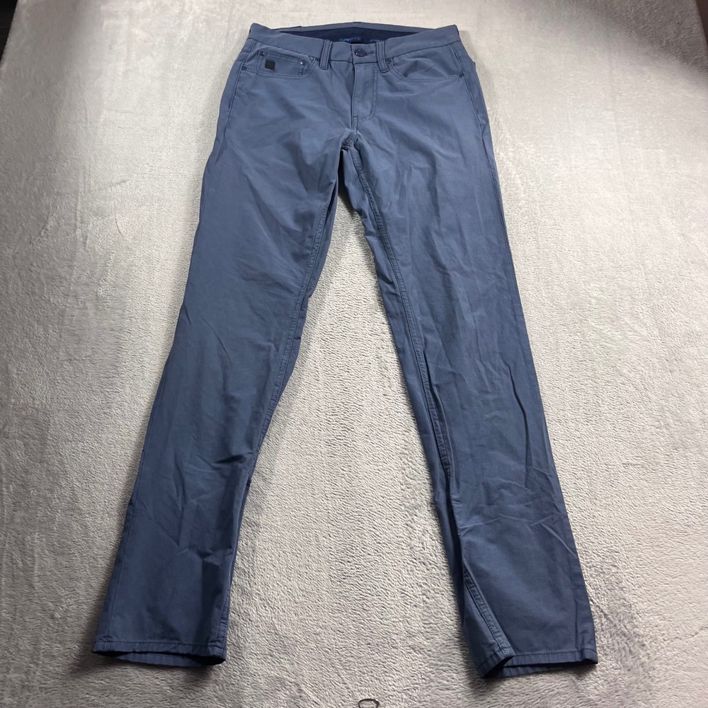 Vineyard Vines On-The-Go 5-Pocket Pants Blue Mens 28x32 Slim Stretch Chino